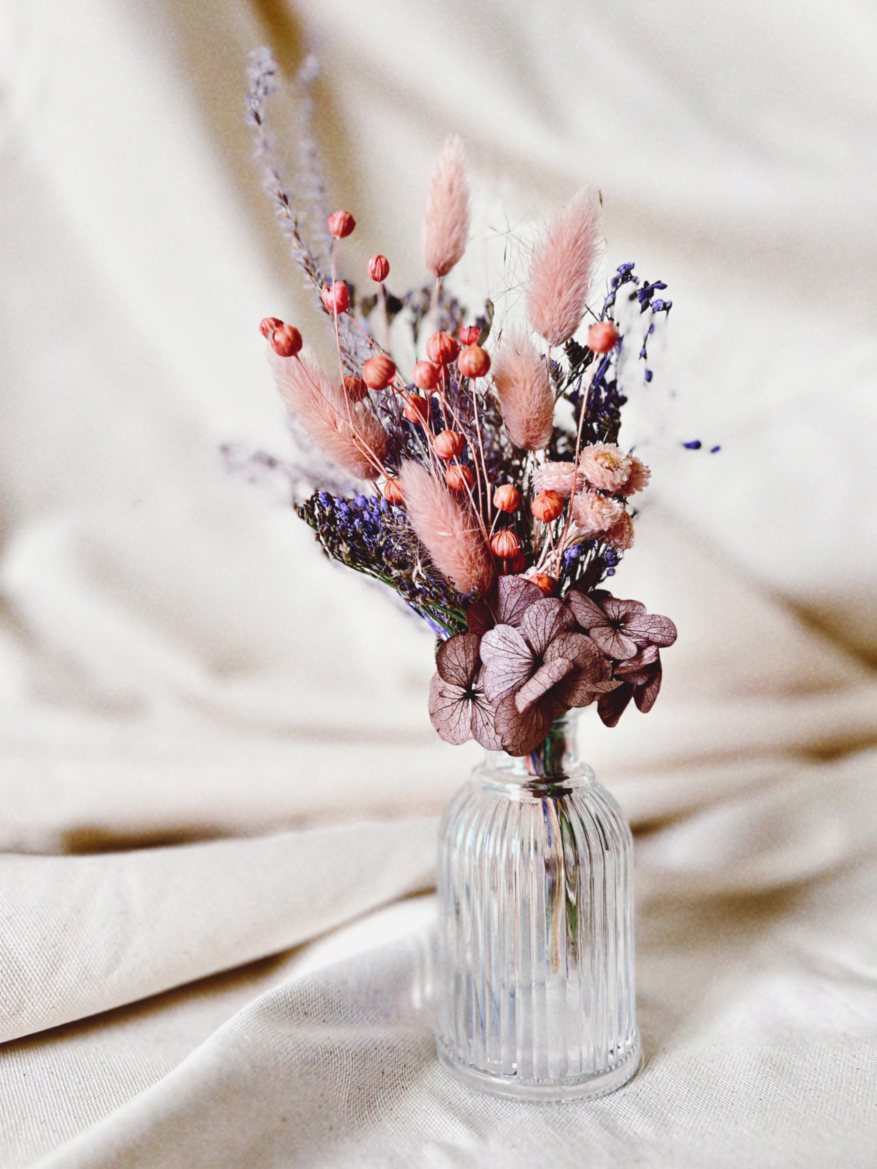 Bouquet & Soliflore en verre holographique